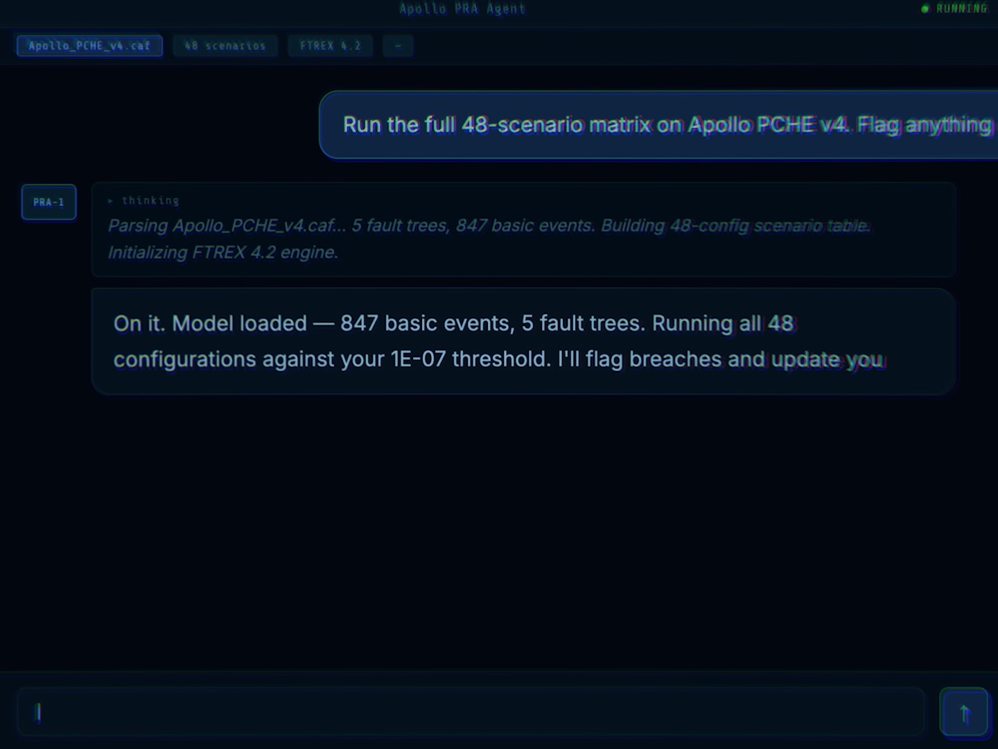 PRA agent interface