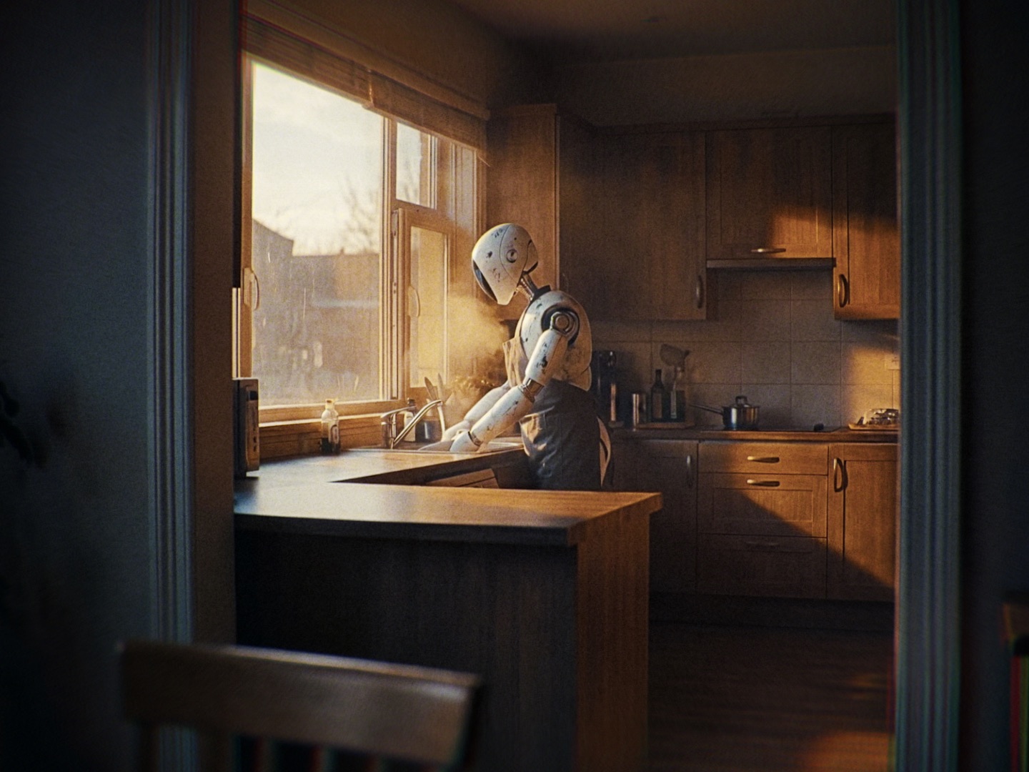 Robot in kitchen